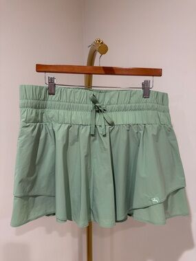 JoyLab Mint Green Women's Active Skort with Drawstring Waist